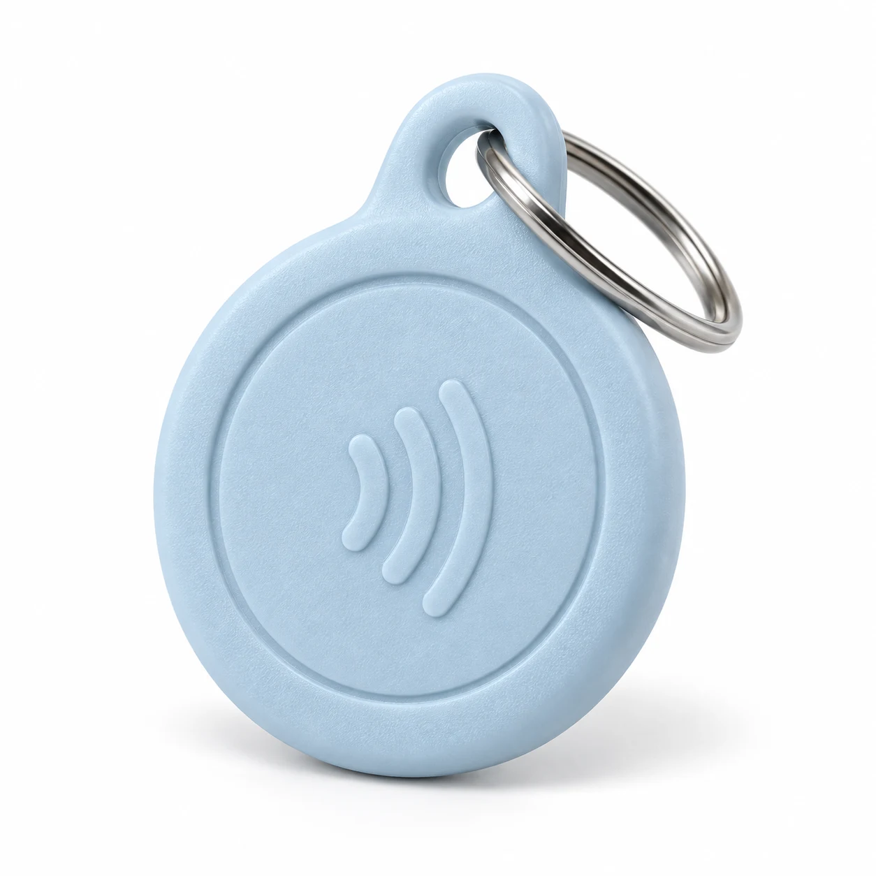 Koncept ledenoplavog NFC priveska sa metalnim prstenom